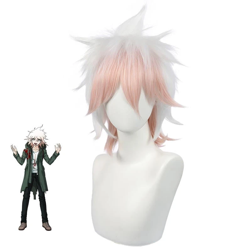 Danganronpa 2: Goodbye Despair Nagito Komaeda Cosplay Wigs 3 Danganronpa 2: Goodbye Despair Nagito Komaeda Cosplay Wigs