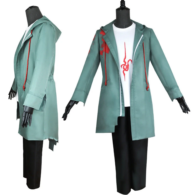 Danganronpa 2: Goodbye Despair Nagito Komaeda FuLL Set Costume With Wigs Halloween Costume Set 6 Danganronpa 2: Goodbye Despair Nagito Komaeda FuLL Set Costume With Wigs Halloween Costume Set - Image 4