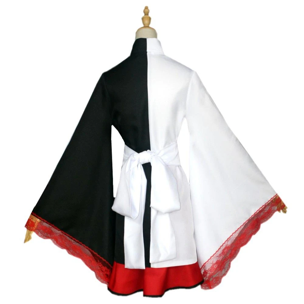 Danganronpa Monokuma Cosplay Costume Kimono Costume Monokuma Female Costume Dress 4 Danganronpa Monokuma Cosplay Costume Kimono Costume Monokuma Female Costume Dress - Image 2
