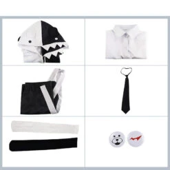 Danganronpa Monokuma Cosplay Costume Suit Halloween Costume Outfit -Procosplayshop DanganronpaMonokumaCosplayCostumeSuitHalloweenCostumeOutfit 2