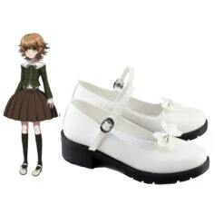 Danganronpa: Trigger Happy Havoc Chihiro Fujisaki Costume Shoes Halloween Cosplay Accessories -Procosplayshop DanganronpaTriggerHappyHavocChihiroFujisakiCostumeShoesHalloweenCosplayAccessories 1