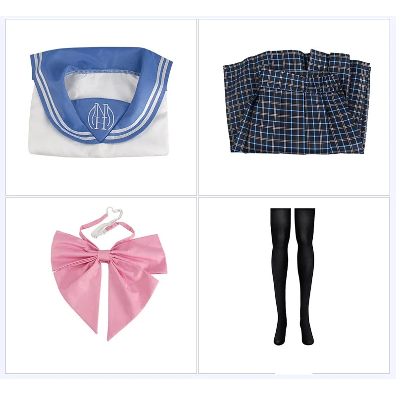 Danganronpa: Trigger Happy Havoc Sayaka Maizono Cosplay Costume Uniform 7 Danganronpa: Trigger Happy Havoc Sayaka Maizono Cosplay Costume Uniform - Image 5