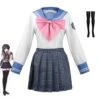 Danganronpa: Trigger Happy Havoc Sayaka Maizono Cosplay Costume Uniform 1 Danganronpa: Trigger Happy Havoc Sayaka Maizono Cosplay Costume Uniform -Procosplayshop DanganronpaTriggerHappyHavocSayakaMaizonoCosplayCostumeUniform 3