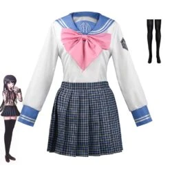 Danganronpa: Trigger Happy Havoc Sayaka Maizono Cosplay Costume Uniform