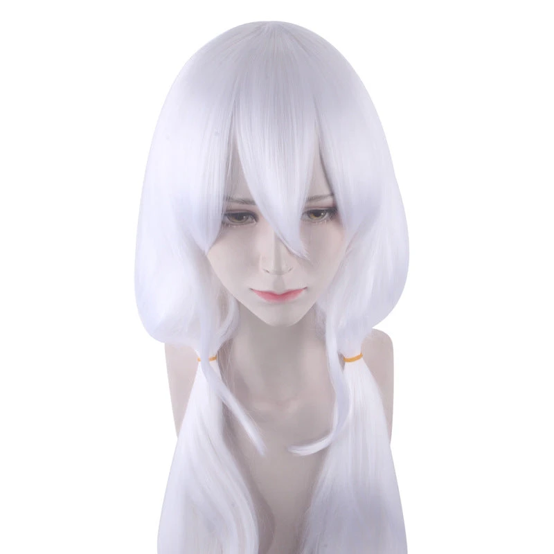 Danganronpa V3: Killing Harmony Angie Yonaga Cosplay Wigs White Long Wigs 4 Danganronpa V3: Killing Harmony Angie Yonaga Cosplay Wigs White Long Wigs - Image 2