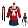 Danganronpa V3: Killing Harmony Harukawa Maki Costume Uniform +Wigs Halloween Costume Set -Procosplayshop DanganronpaV3KillingHarmonyHarukawaMakiUniformCostumeHalloweenCarnivalCostume 21