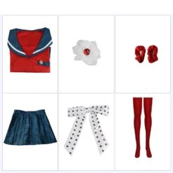 Danganronpa V3: Killing Harmony Harukawa Maki Costume Uniform +Wigs Halloween Costume Set -Procosplayshop DanganronpaV3KillingHarmonyHarukawaMakiUniformCostumeHalloweenCarnivalCostume 3 197ef61e 84de 45c1 b589 b535550f2a7f