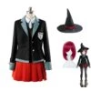 Danganronpa V3: Killing Harmony Himiko Yumeno Costume Uniform With Hat And Wigs Halloween Costume Set -Procosplayshop DanganronpaV3KillingHarmonyHimikoYumenoCosplayCostumeUniformWithHat1 1
