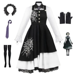 Danganronpa V3: Killing Harmony Kirumi Tojo Costume Dress With Wigs Halloween Costume Set -Procosplayshop DanganronpaV3KillingHarmonyKirumiTojoCosplayCostumeHalloweenCosplayDress 2 8118983f ce9b 42c0 9721 cc89e94031fd