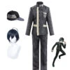 Danganronpa V3: Killing Harmony Shuichi Saihara Uniform Costume With Wigs Halloween Cosplay Outfit -Procosplayshop DanganronpaV3KillingHarmonyShuichiSaiharaUniformCostumeWithWigsHalloweenCosplayOutfit