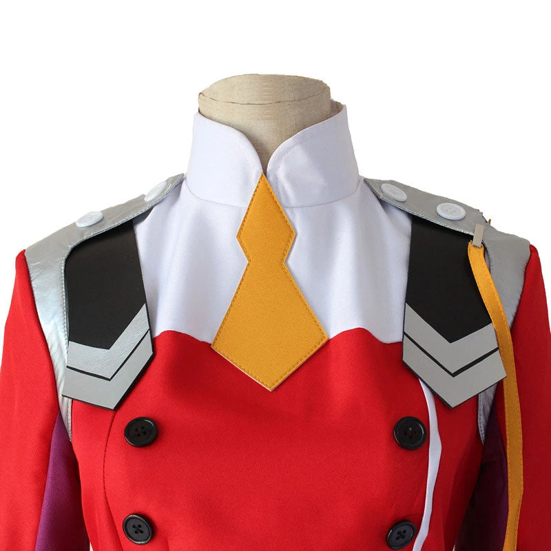 Anime Darling In The Franxx Zero Two 002 Cosplay Red Uniform Costume Outfit Halloween Costume Suit 6 Anime Darling In The Franxx Zero Two 002 Cosplay Red Uniform Costume Outfit Halloween Costume Suit - Image 4