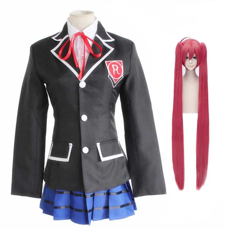 Date A Live Kotori Itsuka Cosplay School Uniform Cosplay Costume With Wigs Full Set Halloween Outfit 3 Date A Live Kotori Itsuka Cosplay School Uniform Cosplay Costume With Wigs Full Set Halloween Outfit