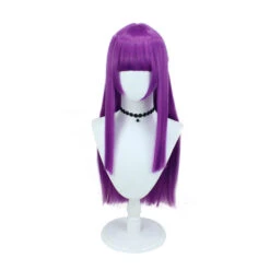 Fern Cosplay Purple Wigs Frieren Beyond Journey's End Ferun Costume Accessories