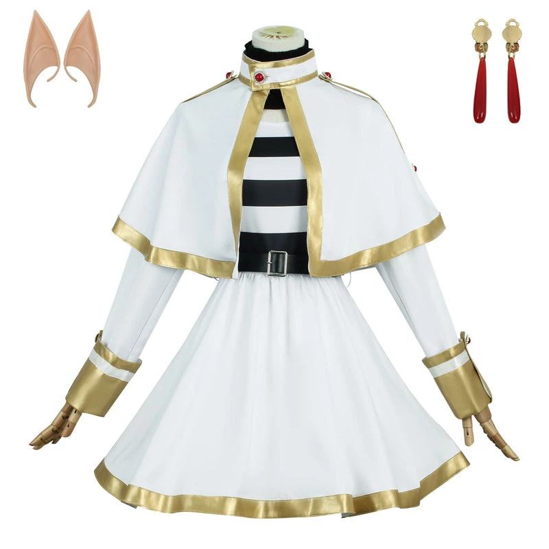 Frieren Kids Costume Girls Cosplay Dress Outfit Frieren Beyond Journey's End Cosplay Costume 4 Frieren Kids Costume Girls Cosplay Dress Outfit Frieren Beyond Journey's End Cosplay Costume - Image 2