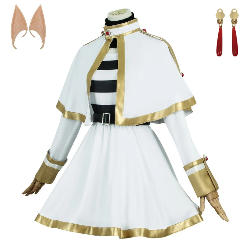 Frieren Kids Costume Girls Cosplay Dress Outfit Frieren Beyond Journey's End Cosplay Costume 5 Frieren Kids Costume Girls Cosplay Dress Outfit Frieren Beyond Journey's End Cosplay Costume - Image 3