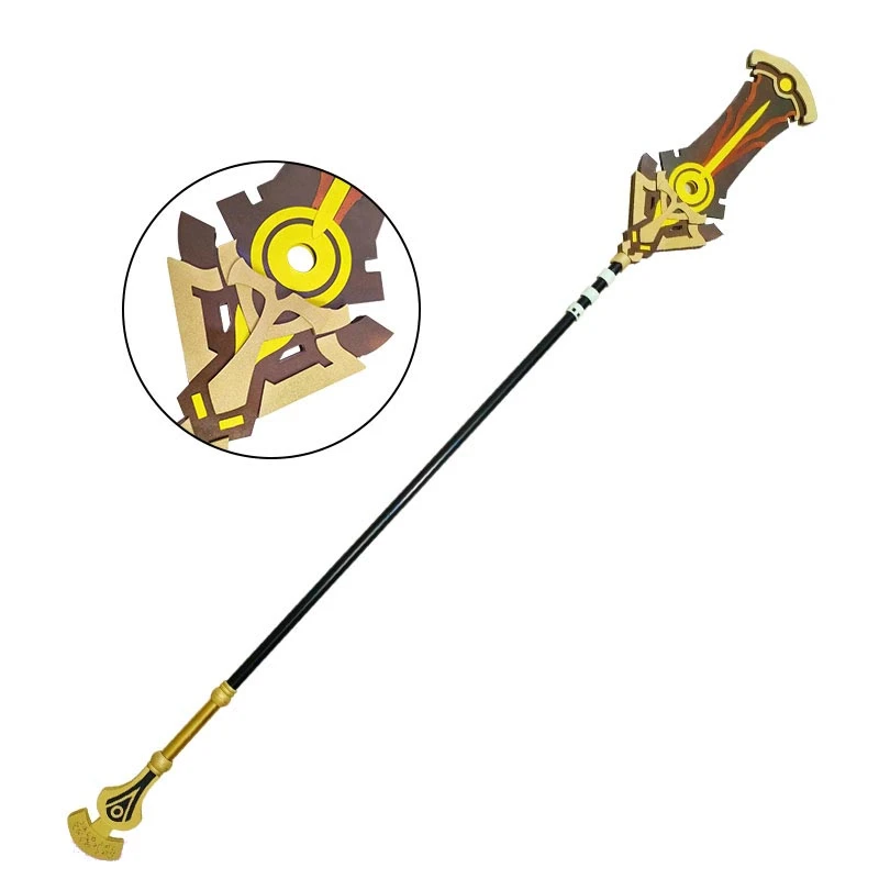Genshin Impact Cosplay Cyno Cosplay Weapon Staff Of The Scarlet Sands PVC Polearm Props 4 Genshin Impact Cosplay Cyno Cosplay Weapon Staff Of The Scarlet Sands PVC Polearm Props - Image 2
