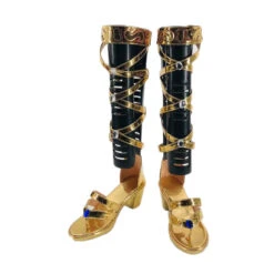 Genshin Impact Cosplay Nilou Cosplay Shoes Golden Strappy Sandals Halloween Cosplay Accessories -Procosplayshop GenshinImpactCosplayNilouCosplayShoesStrappySandalsHalloweenCosplayAccessories 5