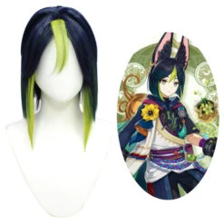 Genshin Impact Cosplay Tighnari Costume Wigs Halloween Cosplay Accessories