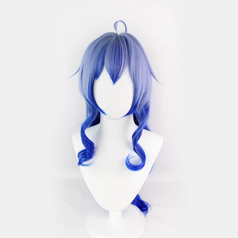 Genshin Impact Ganyu Cosplay Wigs Blue Long Wigs 4 Genshin Impact Ganyu Cosplay Wigs Blue Long Wigs - Image 2