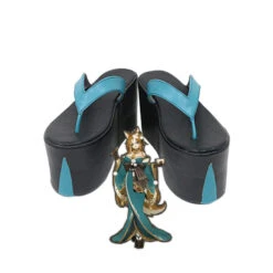 Genshin Impact Gorou Miss Hina Cosplay Shoes Clogs Female Cosplay Shoes
