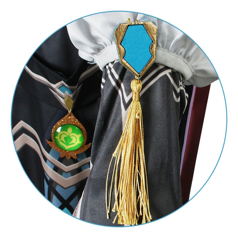 Genshin Impact Kaveh Costume Halloween Carnival Cosplay Outfit 9 Genshin Impact Kaveh Costume Halloween Carnival Cosplay Outfit - Image 7