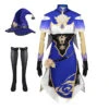 Genshin Impact Lisa Minci Cosplay Costume With Hat Halloween Costume Set -Procosplayshop GenshinImpactLisaMinciCosplayCostumeWithHatHalloweenCostumeSet 1