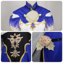 Genshin Impact Lisa Minci Cosplay Costume With Hat Halloween Costume Set -Procosplayshop GenshinImpactLisaMinciCosplayCostumeWithHatHalloweenCostumeSet 3