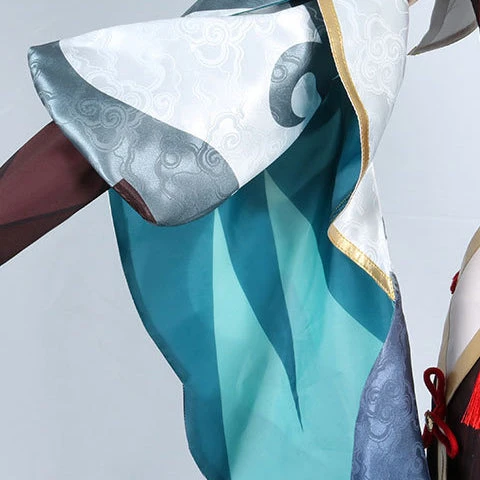 Genshin Impact Shenhe Cosplay Costume Full Set With Wigs Halloween Whole Set Shenhe Costume 7 Genshin Impact Shenhe Cosplay Costume Full Set With Wigs Halloween Whole Set Shenhe Costume - Image 5