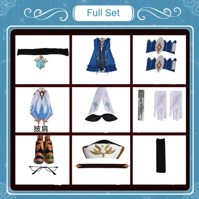 Genshin Impact Sucrose Cosplay Costume With Wigs Set Halloween Carnival Cosplay Outfit 7 Genshin Impact Sucrose Cosplay Costume With Wigs Set Halloween Carnival Cosplay Outfit - Image 5