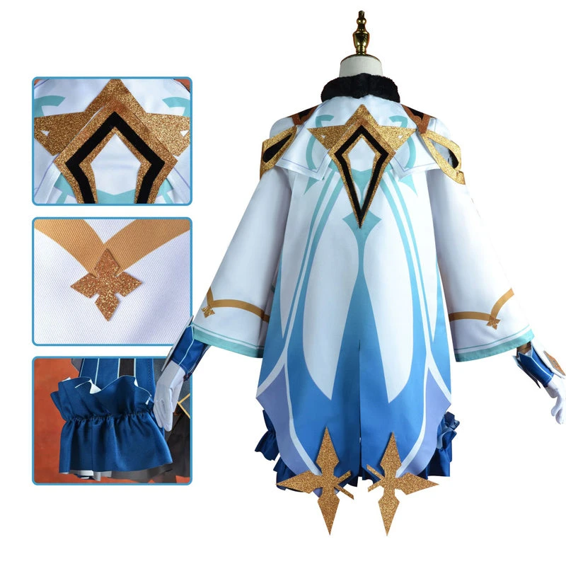 Genshin Impact Sucrose Cosplay Costume With Wigs Set Halloween Carnival Cosplay Outfit 6 Genshin Impact Sucrose Cosplay Costume With Wigs Set Halloween Carnival Cosplay Outfit - Image 4