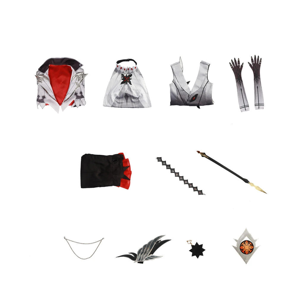 Genshin Impact The Knave Arlecchino Costume Outfit Halloween Canrival Cosplay Costume Suit 9 Genshin Impact The Knave Arlecchino Costume Outfit Halloween Canrival Cosplay Costume Suit - Image 7