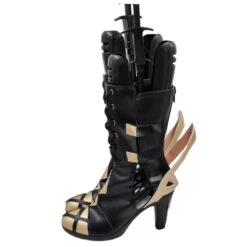 Genshin Impact The Knave Arlecchino Costume Shoes PU Leather Boots Halloween Cosplay Accessories -Procosplayshop GenshinImpactTheKnaveArlecchinoCostumeShoesPULeatherBootsHalloweenCosplayAccessories 4