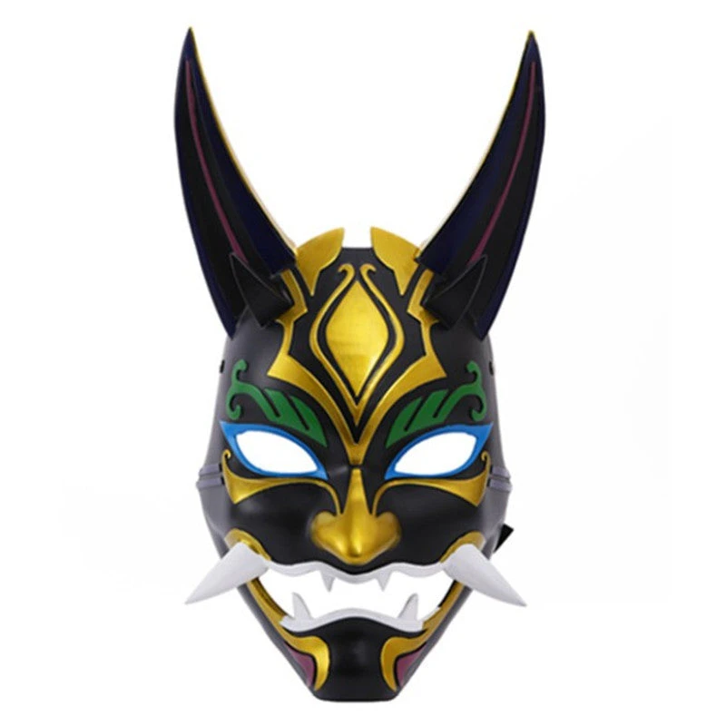 Genshin Impact Yaksha Xiao Costume Mask Cosplay Accessories Resin Yaksha Mask 3 Genshin Impact Yaksha Xiao Costume Mask Cosplay Accessories Resin Yaksha Mask