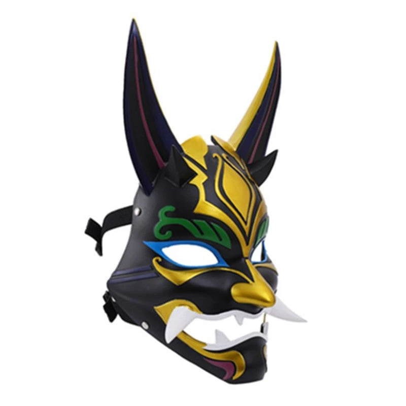 Genshin Impact Yaksha Xiao Costume Mask Cosplay Accessories Resin Yaksha Mask 6 Genshin Impact Yaksha Xiao Costume Mask Cosplay Accessories Resin Yaksha Mask - Image 4