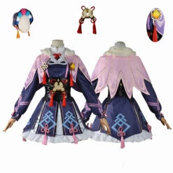 Genshin Impact Yun Jin Cosplay Costume Dress With Headwear Halloween Party Costume 12 Genshin Impact Yun Jin Cosplay Costume Dress With Headwear Halloween Party Costume -Procosplayshop GenshinImpactYunJinCosplayCostumeDressWithHeadwearHalloweenPartyCostume 7