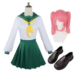 Gushing Over Magical Girls Hanabishi Haruka Costume With Wigs And Shoes Whole Set Cosplay Outfit