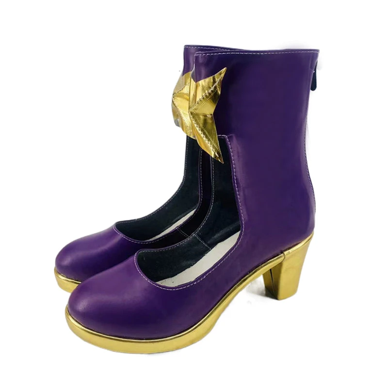 Gushing Over Magical Girls Hiiragi Utena Cosplay Shoes Cosplay Purple Boots 3 Gushing Over Magical Girls Hiiragi Utena Cosplay Shoes Cosplay Purple Boots
