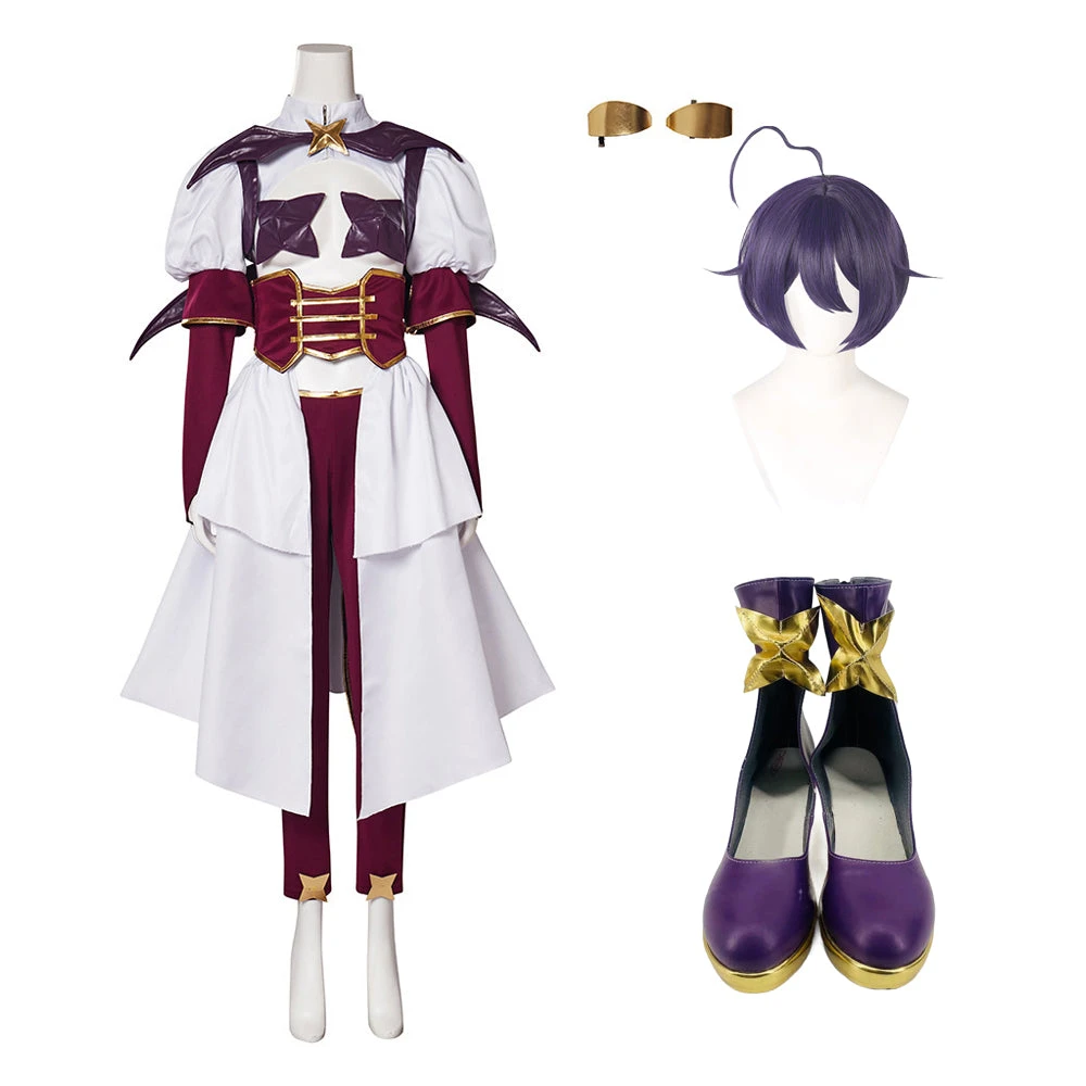 Gushing Over Magical Girls Hiiragi Utena Whole Set Costume Dress With Wigs And Boots Halloween Cosplay Outfit Full Set 3 Gushing Over Magical Girls Hiiragi Utena Whole Set Costume Dress With Wigs And Boots Halloween Cosplay Outfit Full Set