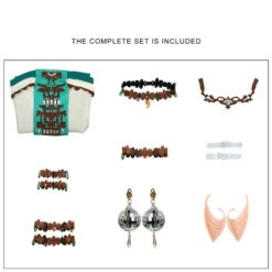 Halloween Costume Princess Cosplay Dress Princess Zela Costume With Ears Accessories -Procosplayshop HalloweenCostumePrincessCosplayDressPrincessZelaCostumeWithEarsAccessories 1