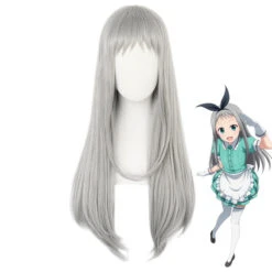 Anime Blend S Hideri Kanzaki Cosplay Grey Long Wigs