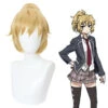 High-Rise Invasion Mayuko Nise Cosplay Wigs Blonde Ponytail Wigs