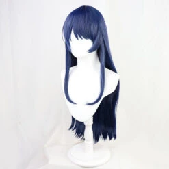 High-Rise Invasion Yuri Honjo Cosplay Wigs Dark Blue Long Wigs Accessories -Procosplayshop High RiseInvasionYuriHonjoCosplayWigsDarkBlueLongWigsAccessories 4