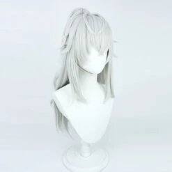Honkai: Star Rail Jing Yuan Costume Wigs White Ponytail Wigs Accessories -Procosplayshop HonkaiStarRailJingYuanCostumeWigsWhitePonytailWigsAccessories 1