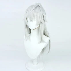 Honkai: Star Rail Jing Yuan Costume Wigs White Ponytail Wigs Accessories -Procosplayshop HonkaiStarRailJingYuanCostumeWigsWhitePonytailWigsAccessories 4