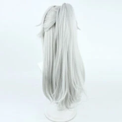 Honkai: Star Rail Jing Yuan Costume Wigs White Ponytail Wigs Accessories -Procosplayshop HonkaiStarRailJingYuanCostumeWigsWhitePonytailWigsAccessories 5