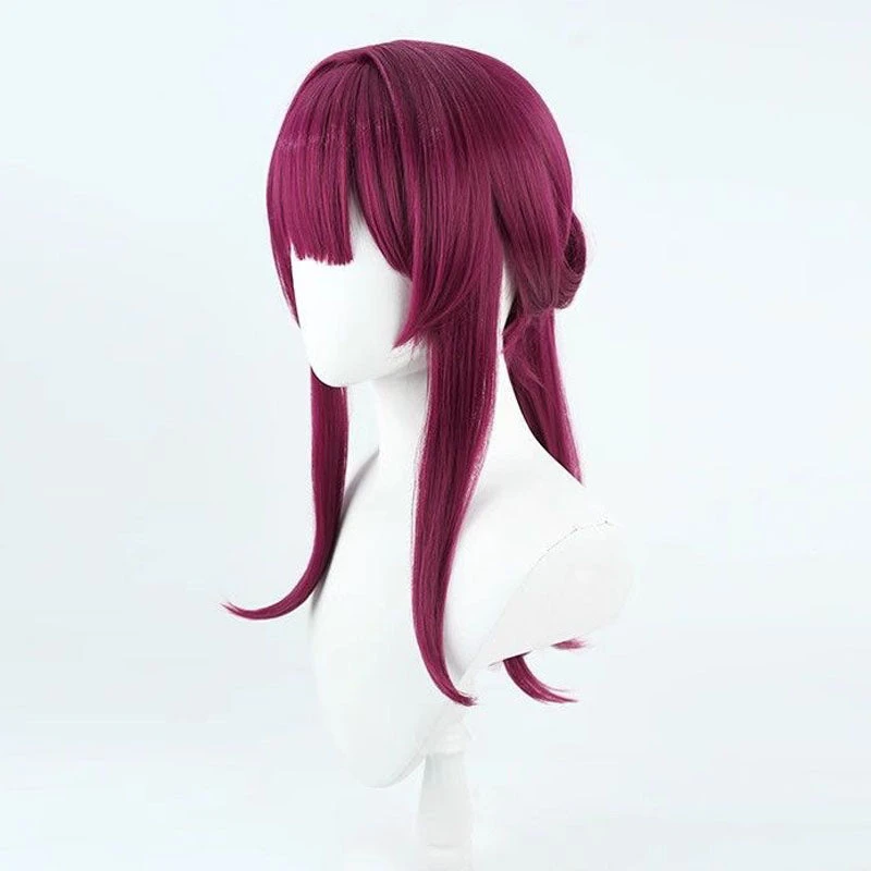 Honkai: Star Rail Kafka Costume Wigs Wine Red Long Wigs 5 Honkai: Star Rail Kafka Costume Wigs Wine Red Long Wigs - Image 3