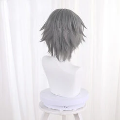 Honkai: Star Rail Trailblazer Caelus Costume Wigs Grey Short Wigs 8 Honkai: Star Rail Trailblazer Caelus Costume Wigs Grey Short Wigs -Procosplayshop HonkaiStarRailTrailblazerCaelusCostumeWigsGreyShortWigs 1