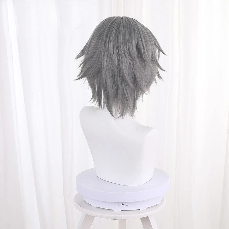 Honkai: Star Rail Trailblazer Caelus Costume Wigs Grey Short Wigs 5 Honkai: Star Rail Trailblazer Caelus Costume Wigs Grey Short Wigs - Image 3