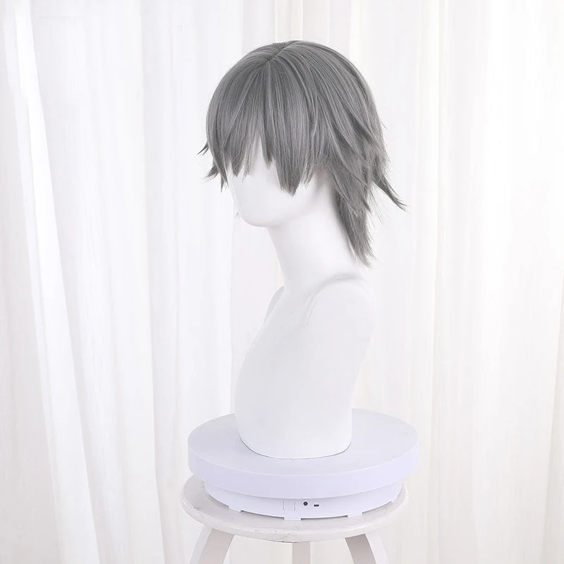 Honkai: Star Rail Trailblazer Caelus Costume Wigs Grey Short Wigs 4 Honkai: Star Rail Trailblazer Caelus Costume Wigs Grey Short Wigs - Image 2