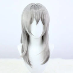 Honkai: Star Rail Trailblazer Stelle Costume Wigs Grey Long Wigs -Procosplayshop HonkaiStarRailTrailblazerStelleCostumeWigsGreyLongWigs 1
